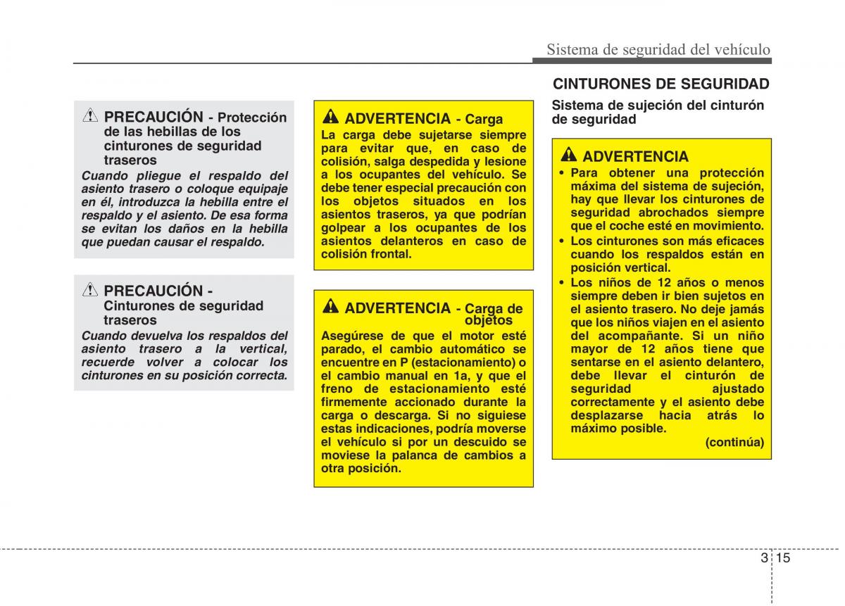 KIA Rio Pride UB manual del propietario / page 27