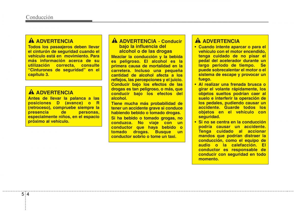 KIA Rio Pride UB manual del propietario / page 272