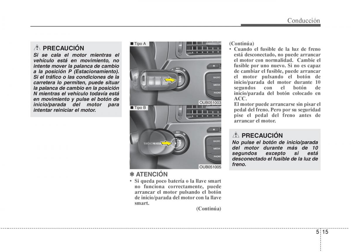 KIA Rio Pride UB manual del propietario / page 283