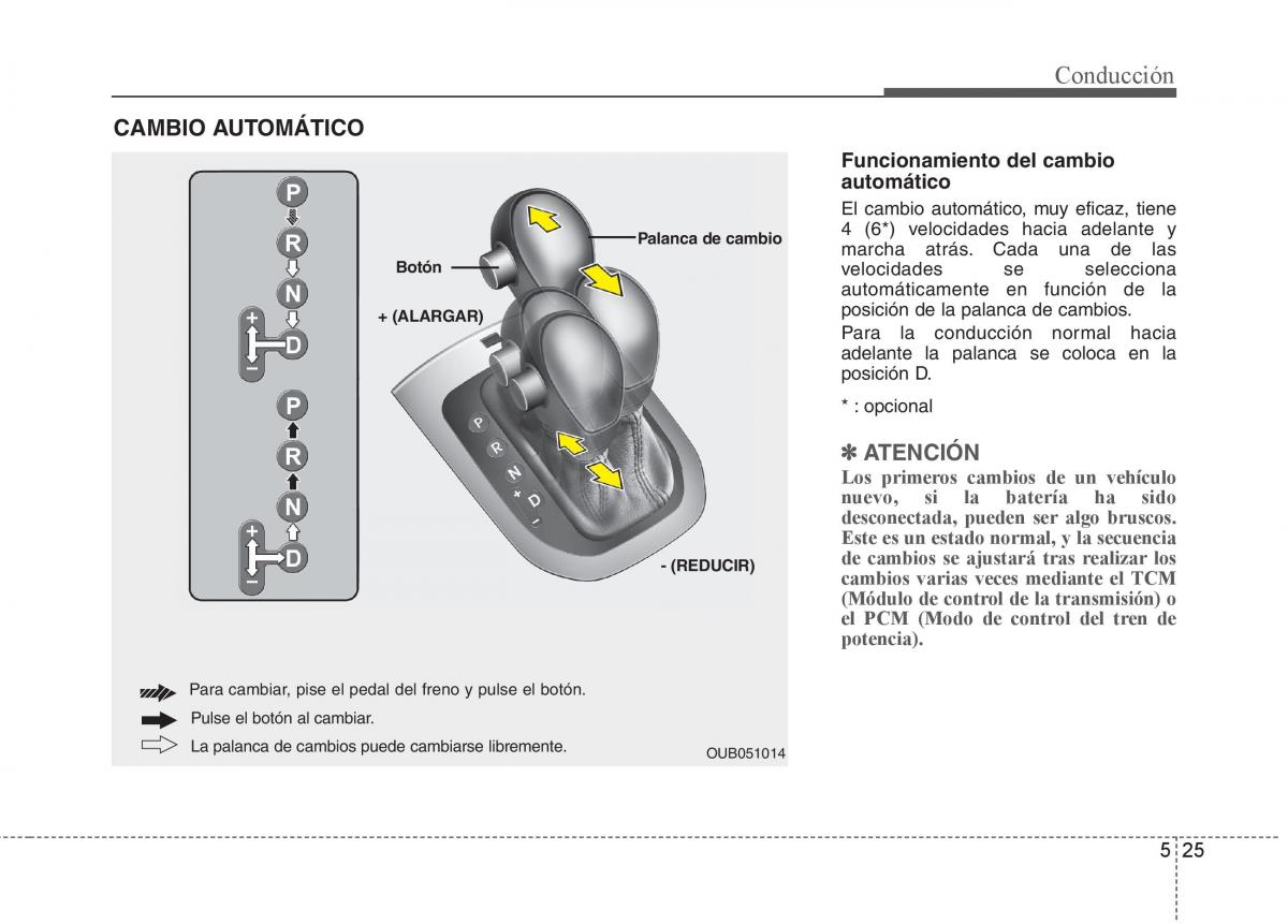 KIA Rio Pride UB manual del propietario / page 293