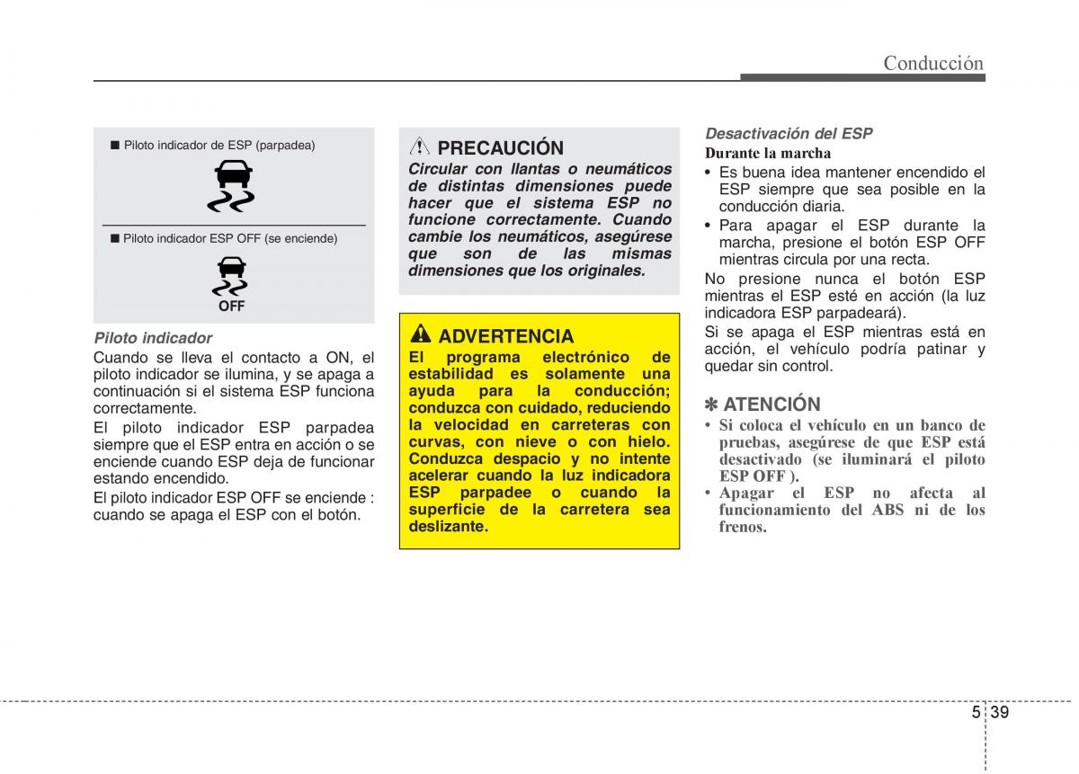 KIA Rio Pride UB manual del propietario / page 307