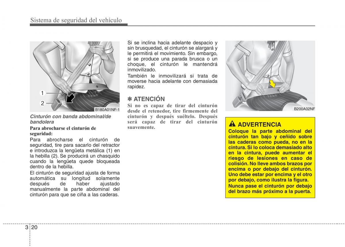 KIA Rio Pride UB manual del propietario / page 32