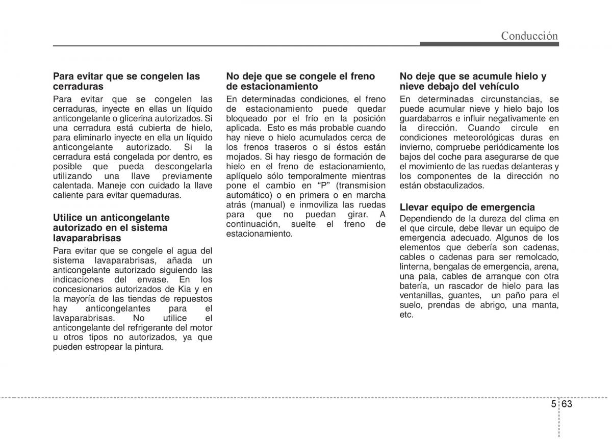 KIA Rio Pride UB manual del propietario / page 331