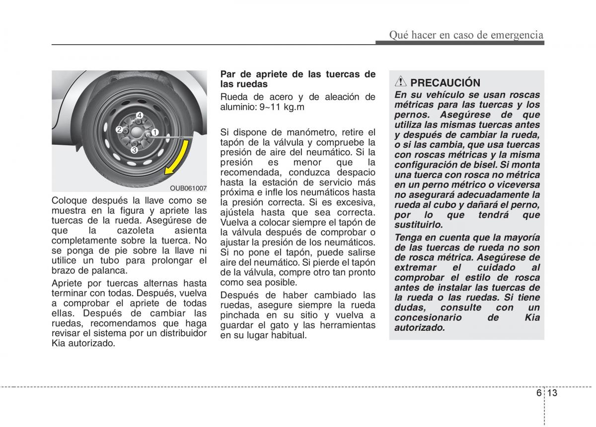 KIA Rio Pride UB manual del propietario / page 354