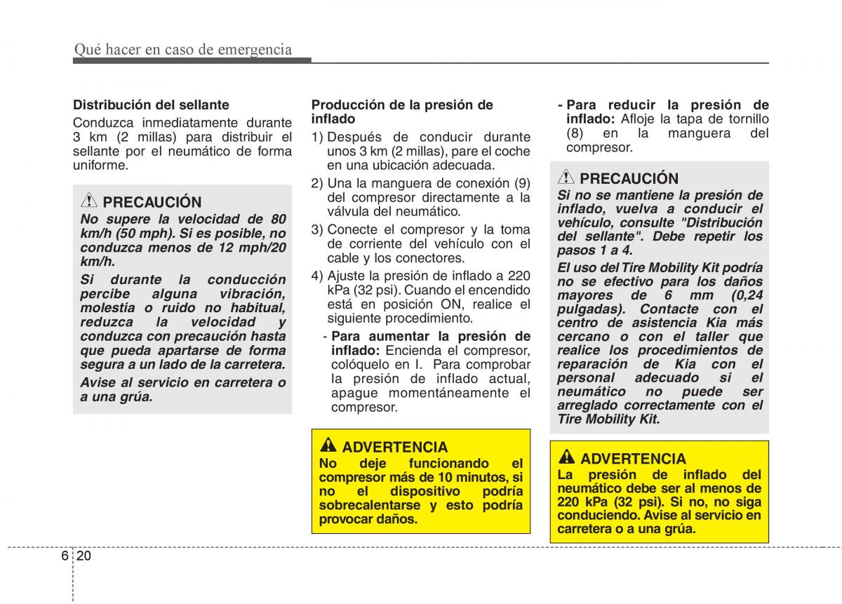 KIA Rio Pride UB manual del propietario / page 361