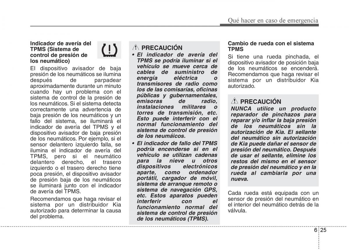 KIA Rio Pride UB manual del propietario / page 366