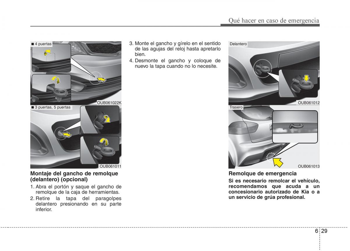 KIA Rio Pride UB manual del propietario / page 370