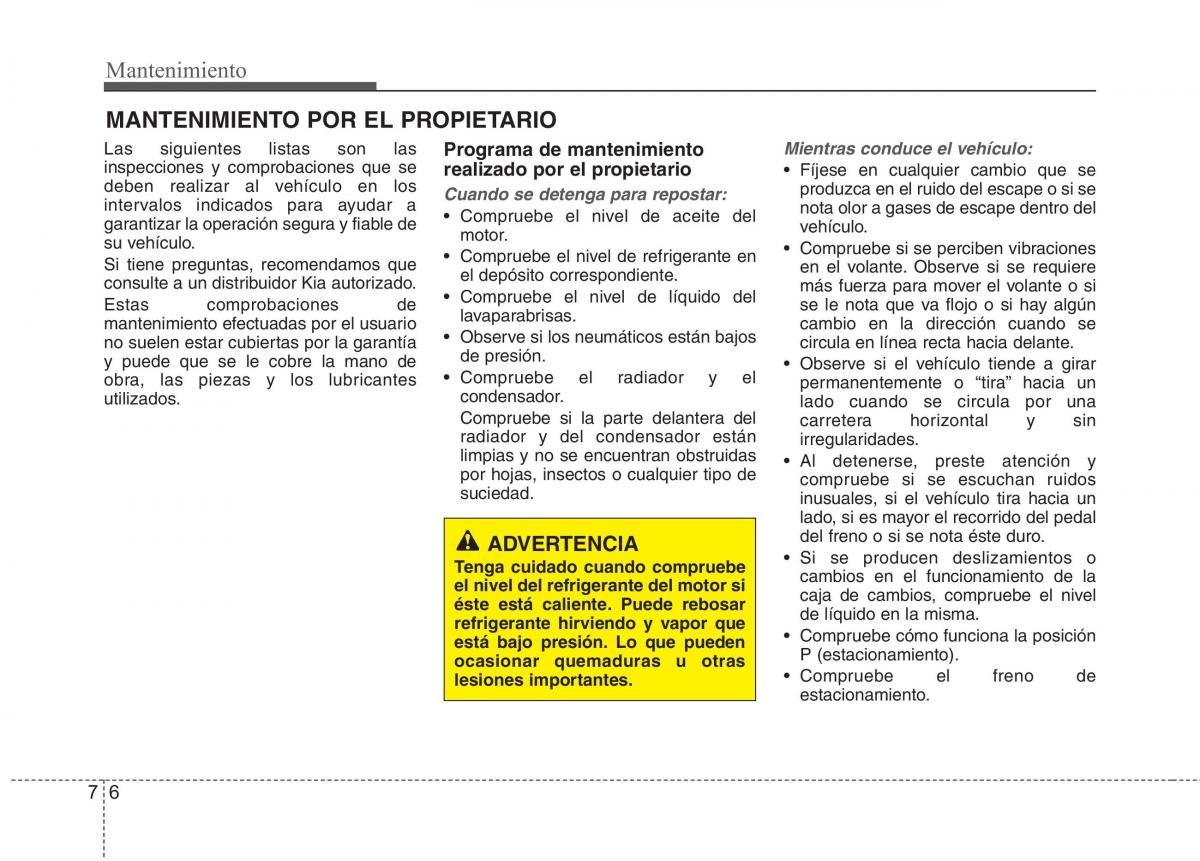 KIA Rio Pride UB manual del propietario / page 378