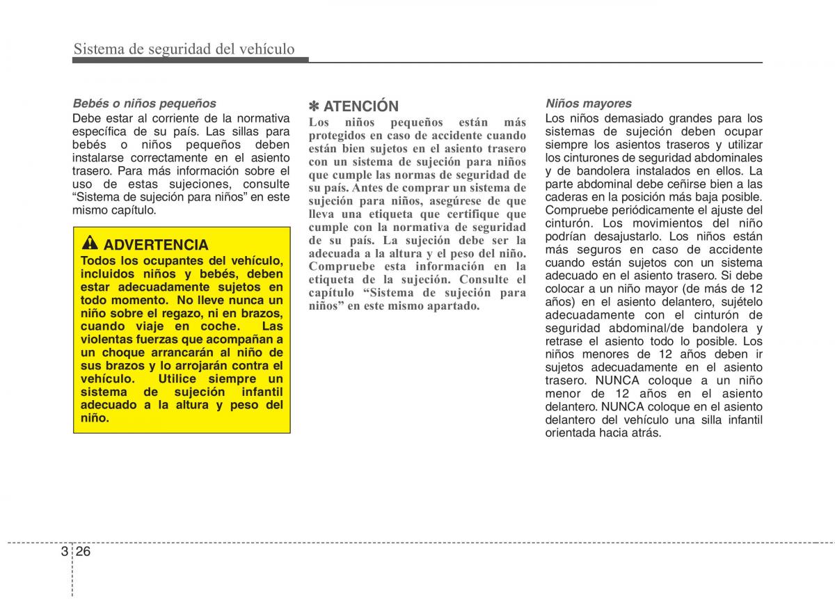 KIA Rio Pride UB manual del propietario / page 38