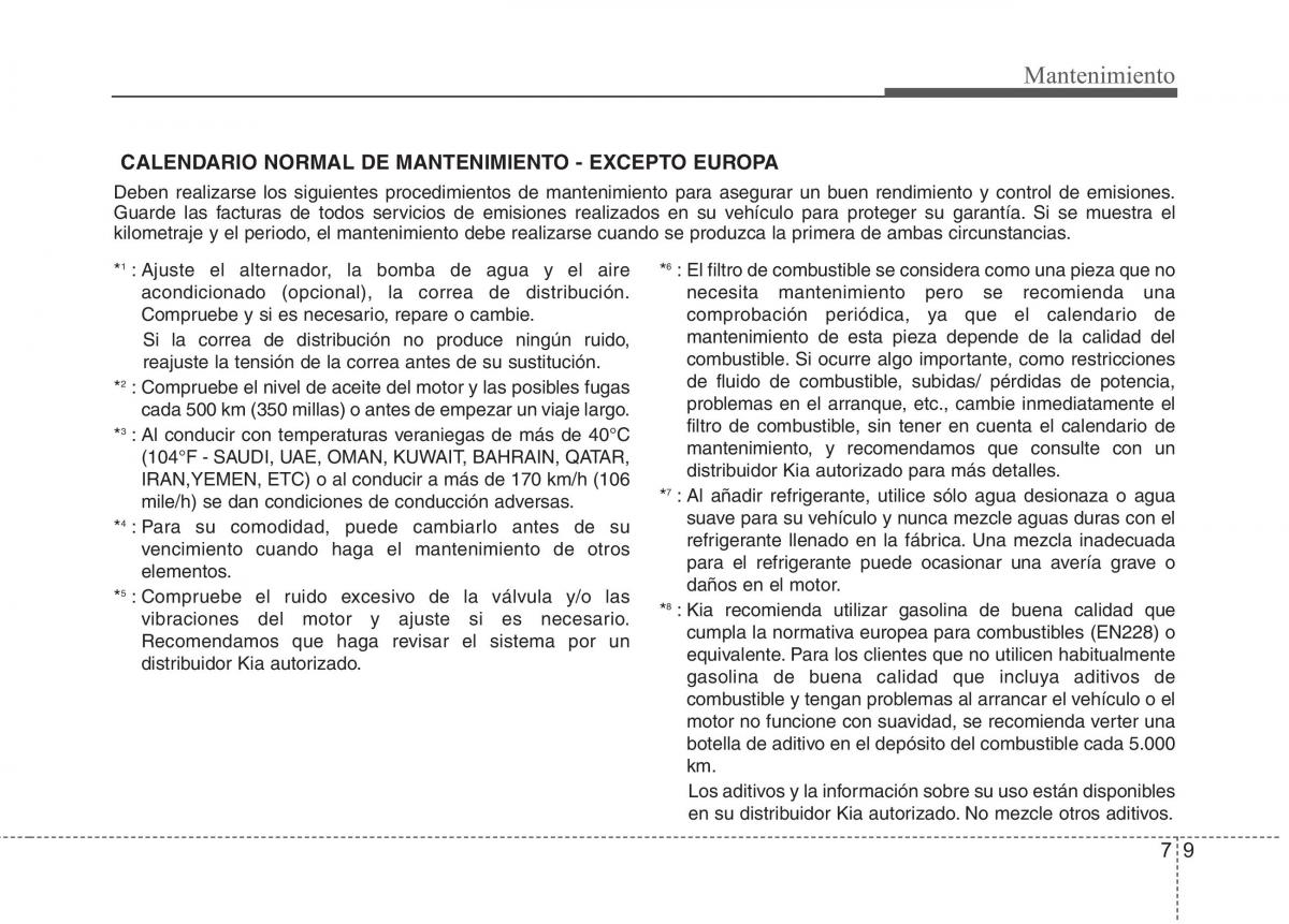 KIA Rio Pride UB manual del propietario / page 381