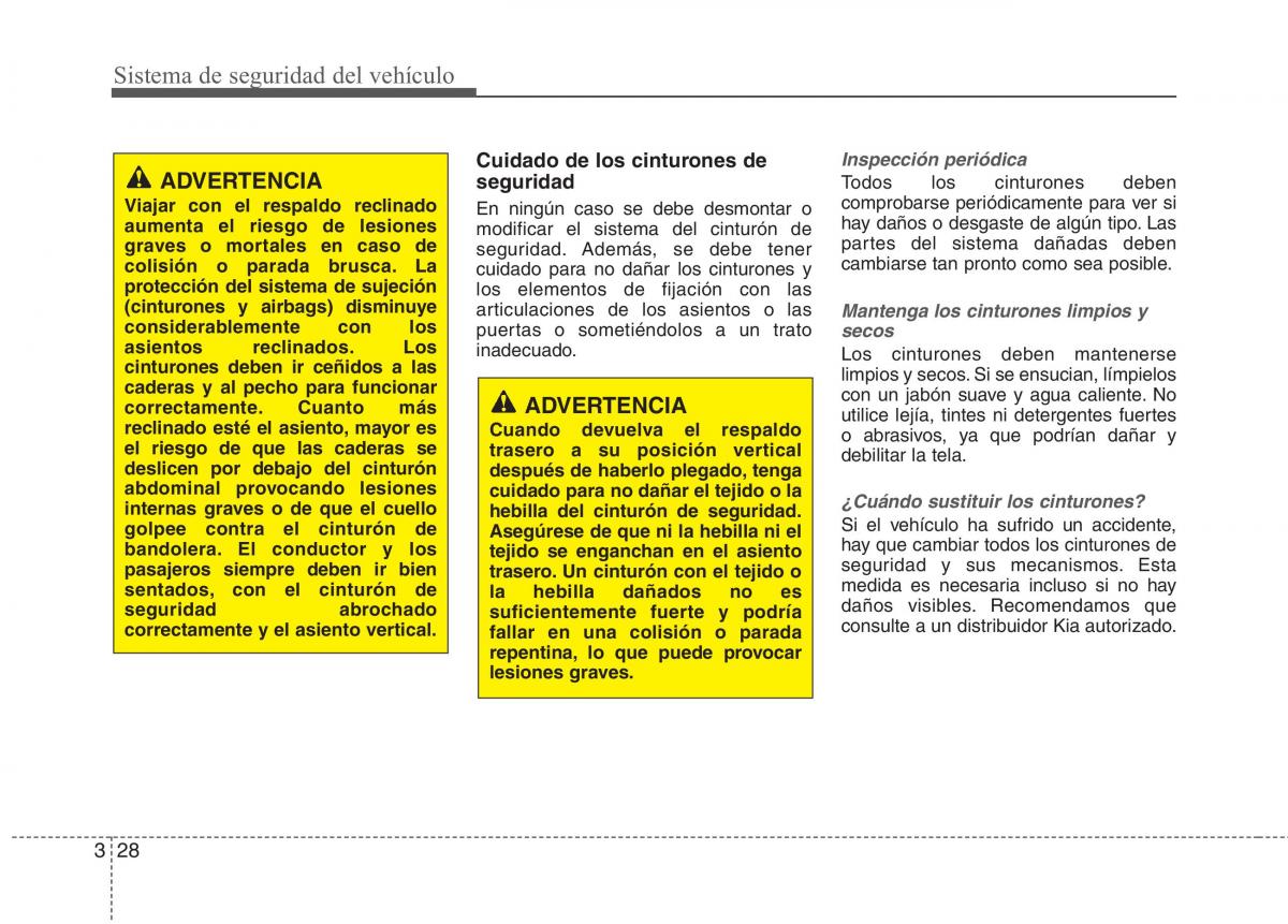 KIA Rio Pride UB manual del propietario / page 40