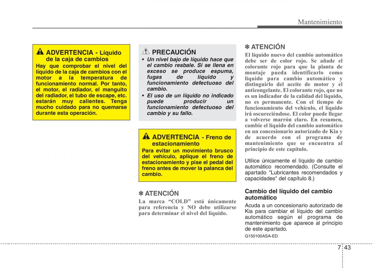 KIA Rio Pride UB manual del propietario / page 415