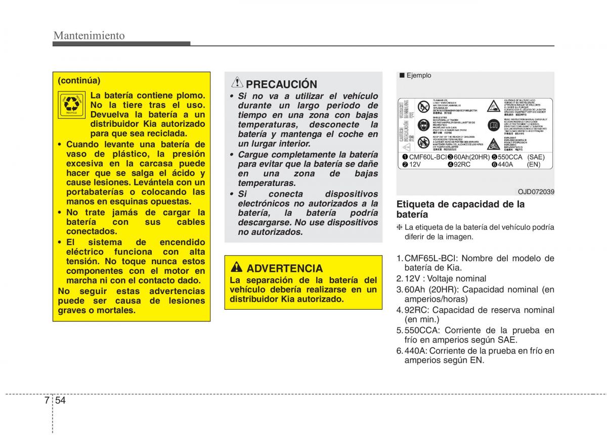 KIA Rio Pride UB manual del propietario / page 426