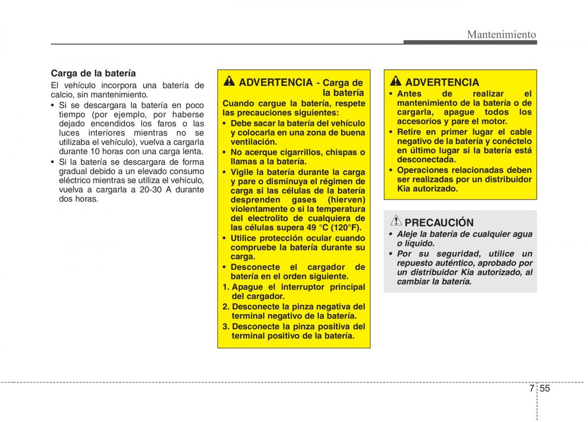 KIA Rio Pride UB manual del propietario / page 427