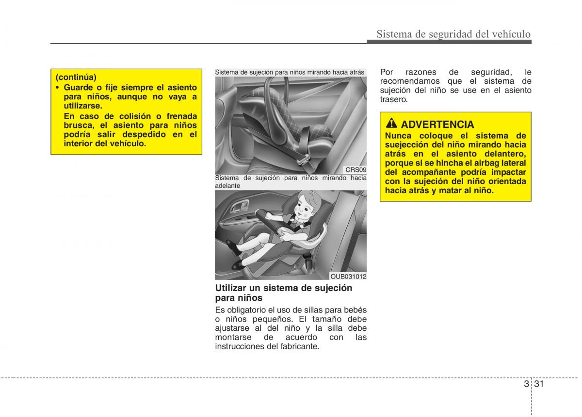 KIA Rio Pride UB manual del propietario / page 43