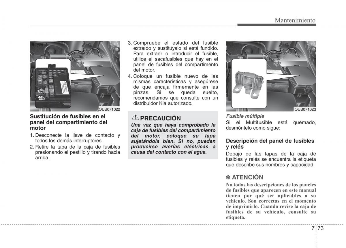 KIA Rio Pride UB manual del propietario / page 445