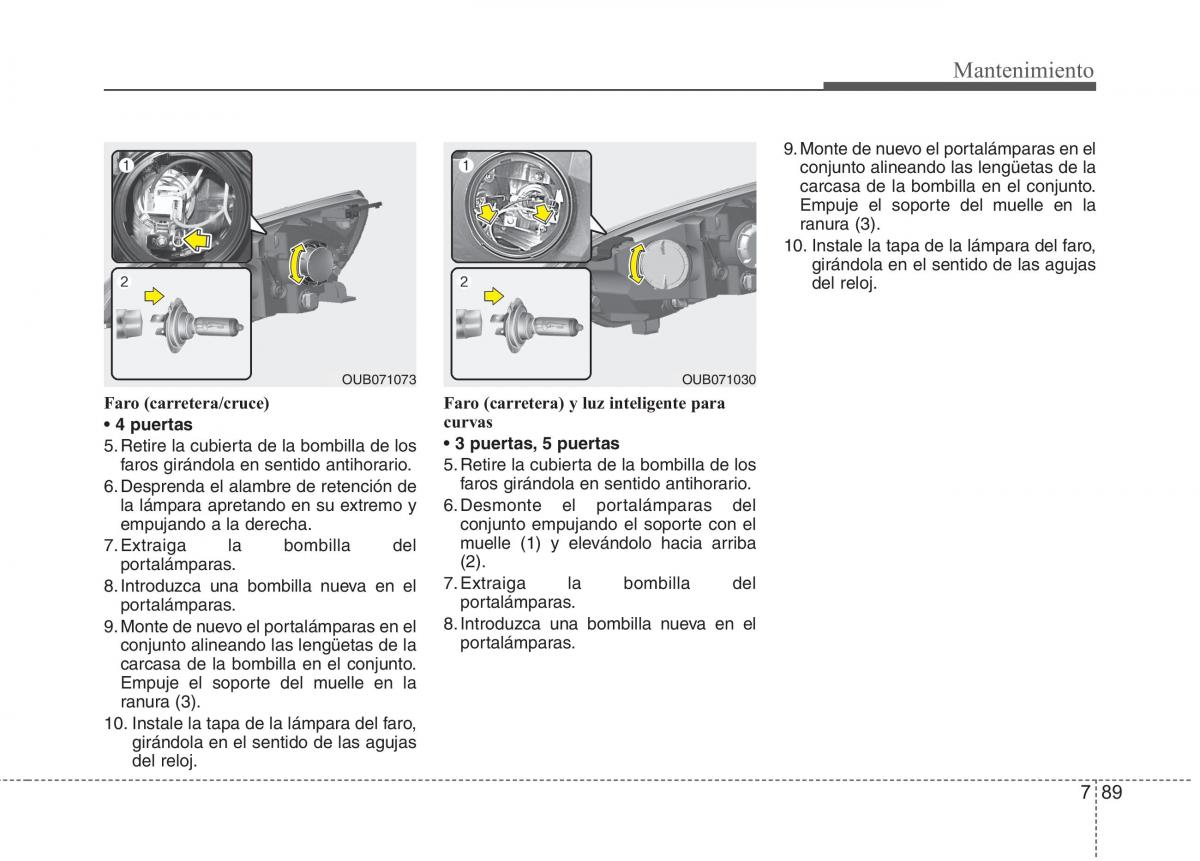 KIA Rio Pride UB manual del propietario / page 461