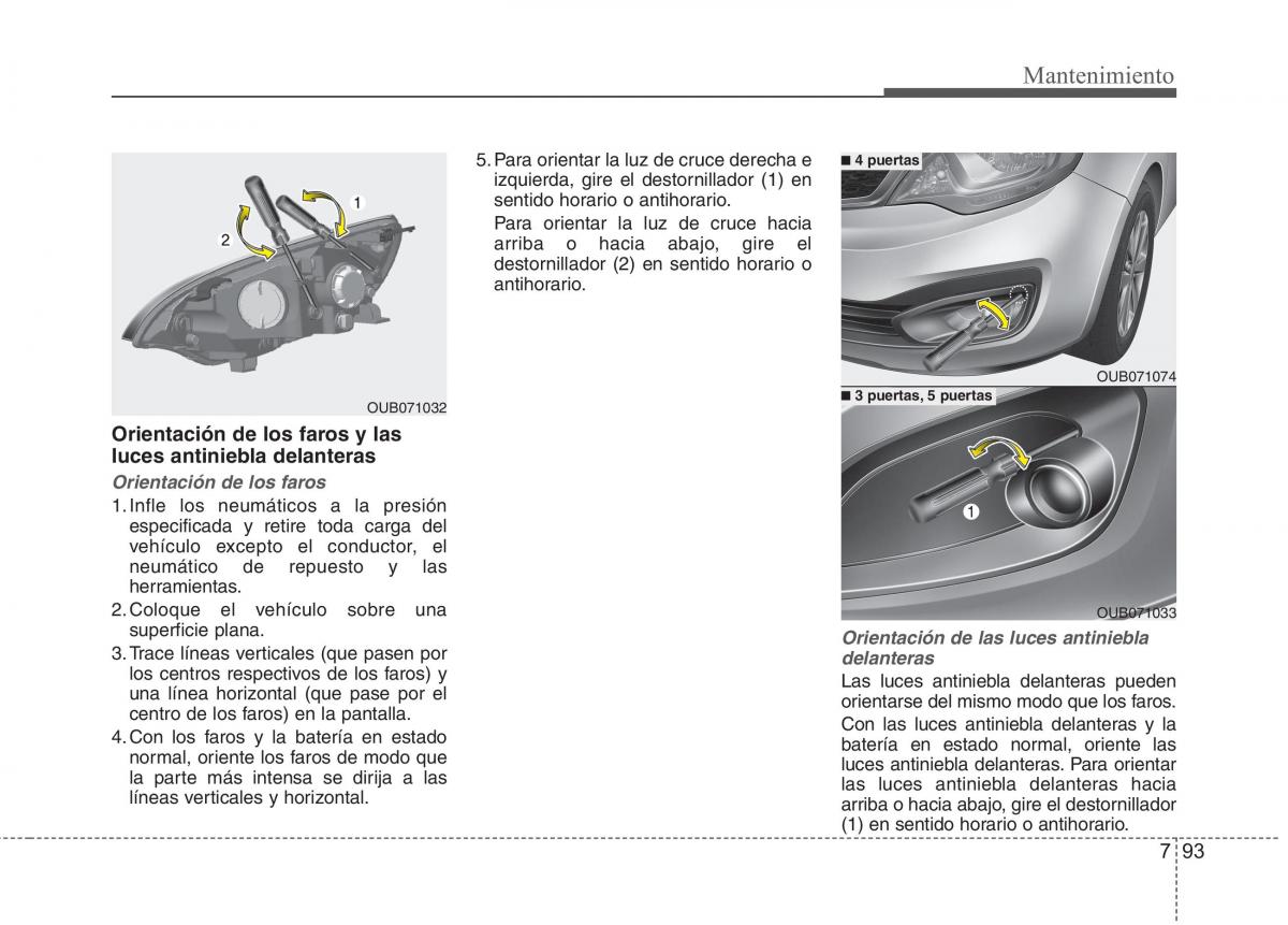 KIA Rio Pride UB manual del propietario / page 465