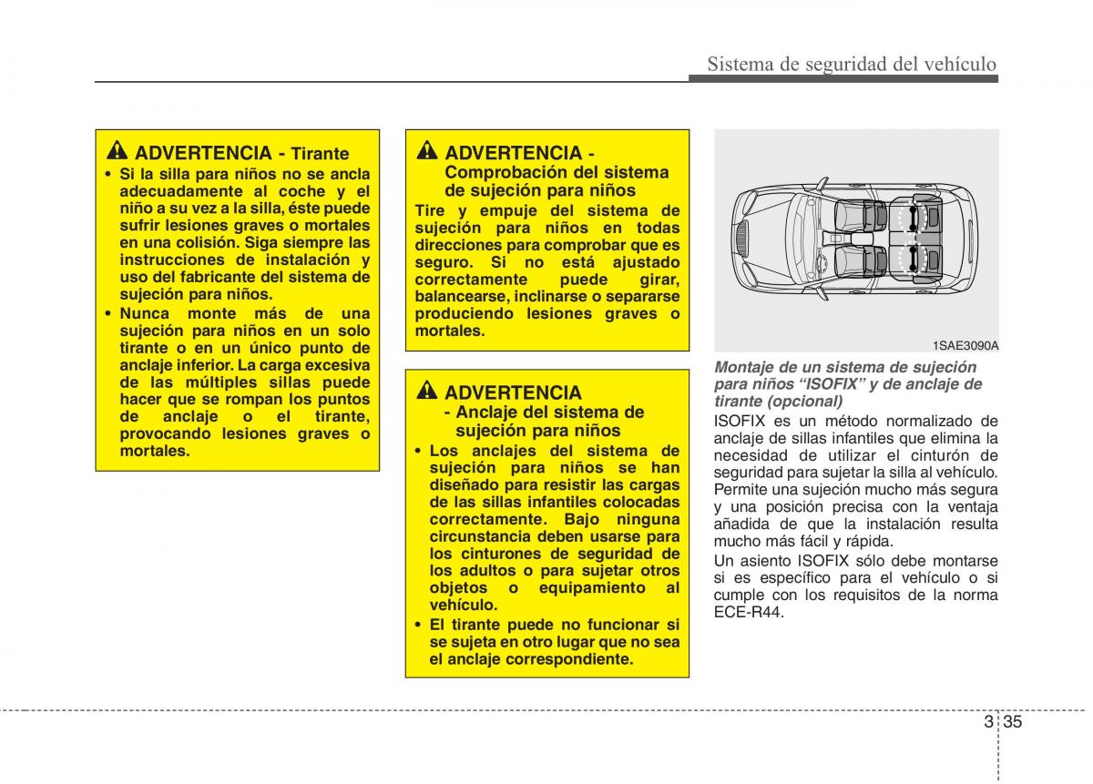 KIA Rio Pride UB manual del propietario / page 47