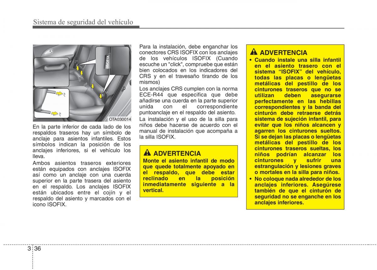 KIA Rio Pride UB manual del propietario / page 48