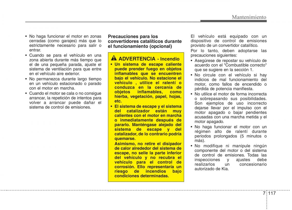 KIA Rio Pride UB manual del propietario / page 489