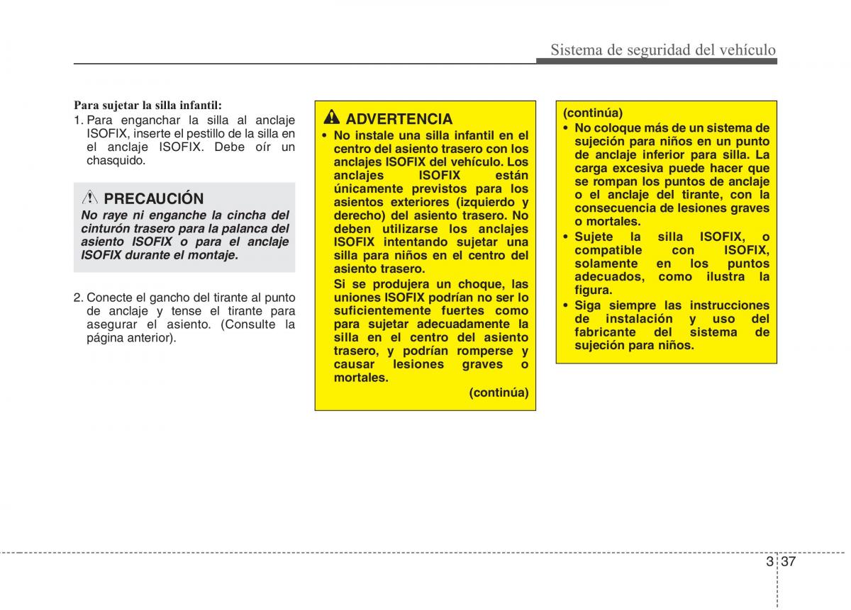 KIA Rio Pride UB manual del propietario / page 49