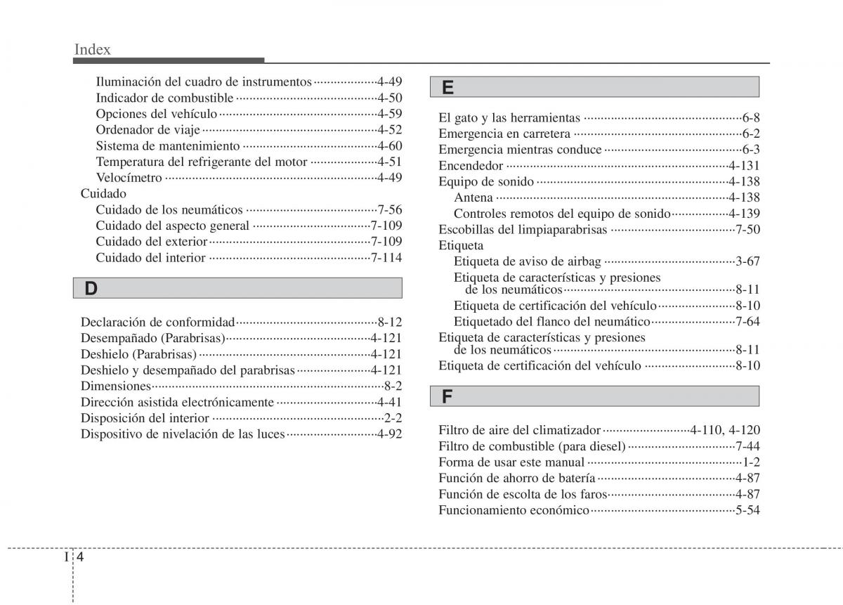 KIA Rio Pride UB manual del propietario / page 506