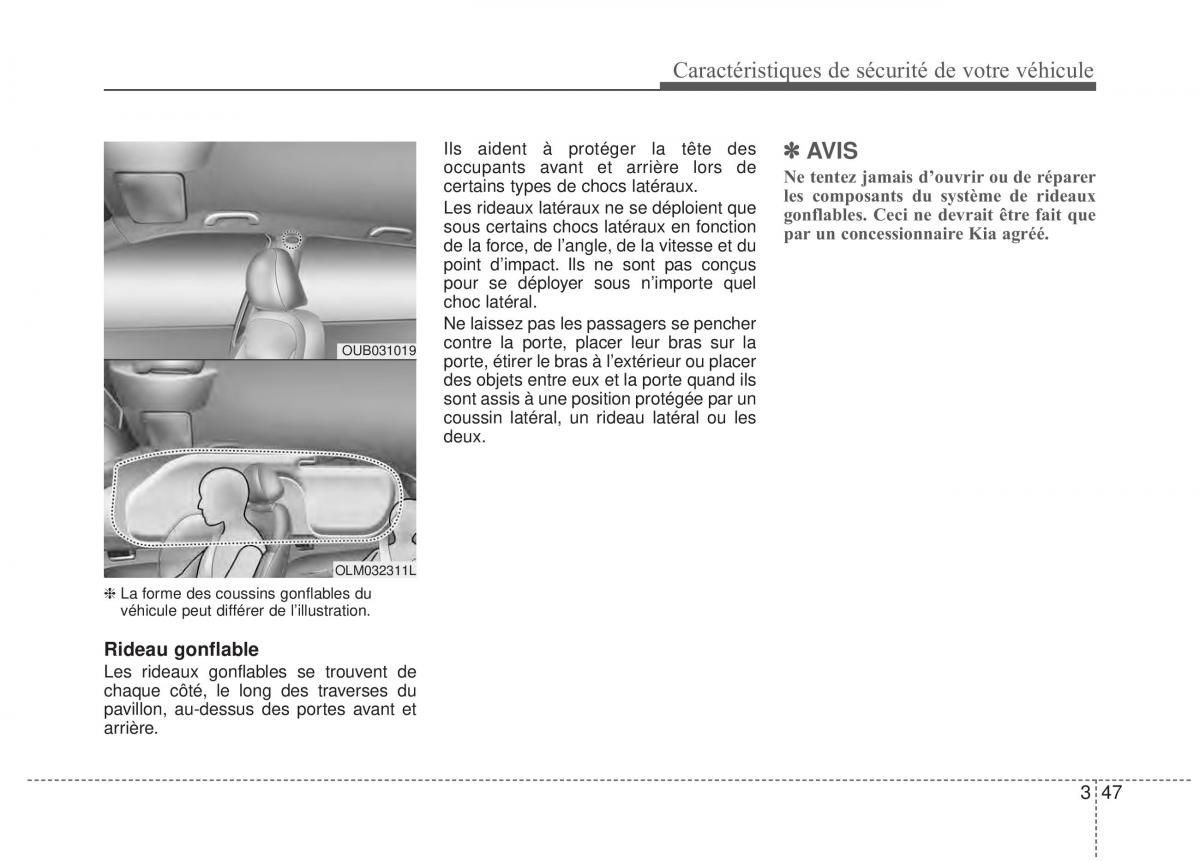 KIA Rio Pride UB manuel du proprietaire / page 60