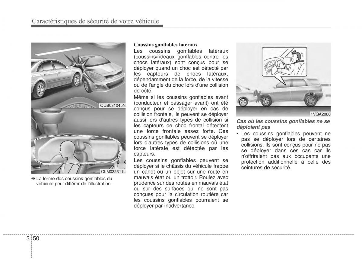 KIA Rio Pride UB manuel du proprietaire / page 63