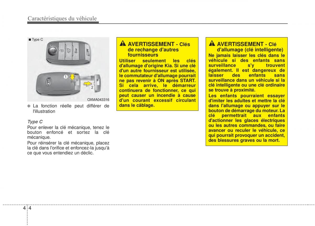 KIA Rio Pride UB manuel du proprietaire / page 71