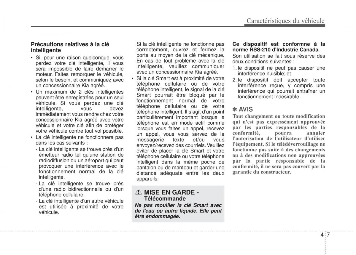 KIA Rio Pride UB manuel du proprietaire / page 74