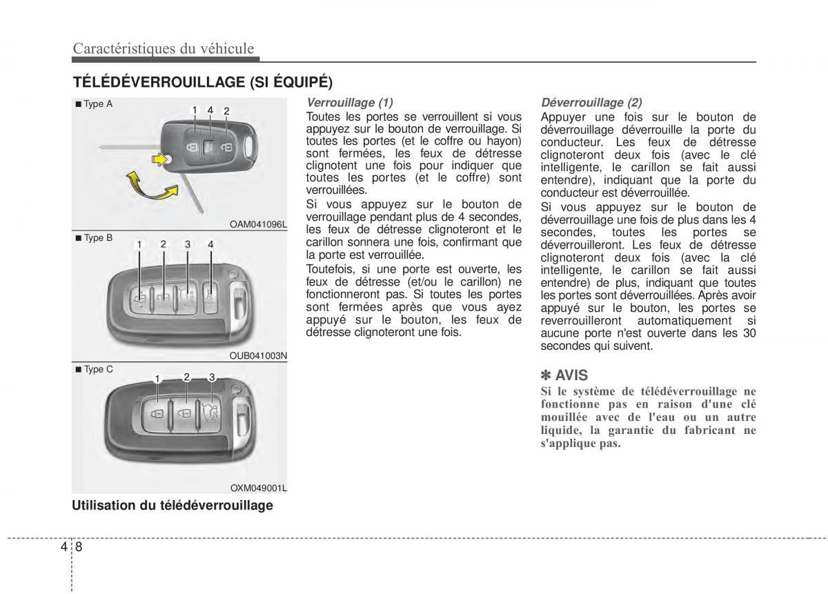 KIA Rio Pride UB manuel du proprietaire / page 75