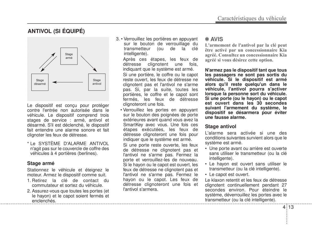 KIA Rio Pride UB manuel du proprietaire / page 80