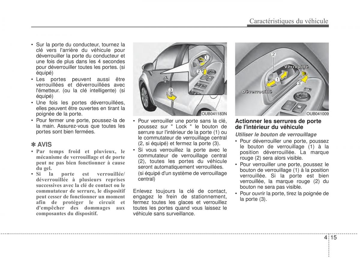 KIA Rio Pride UB manuel du proprietaire / page 82