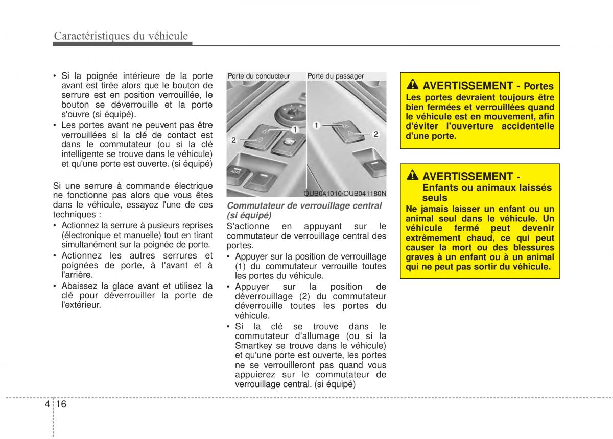 KIA Rio Pride UB manuel du proprietaire / page 83