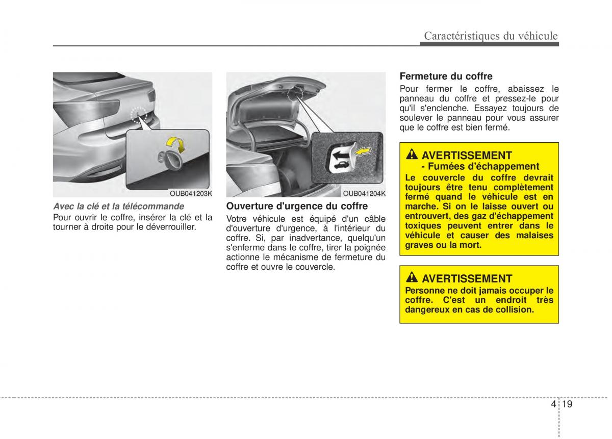 KIA Rio Pride UB manuel du proprietaire / page 86