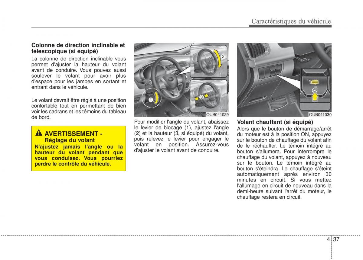 KIA Rio Pride UB manuel du proprietaire / page 104