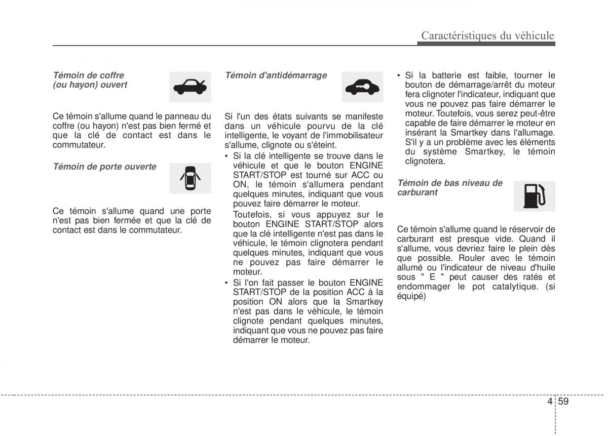 KIA Rio Pride UB manuel du proprietaire / page 126