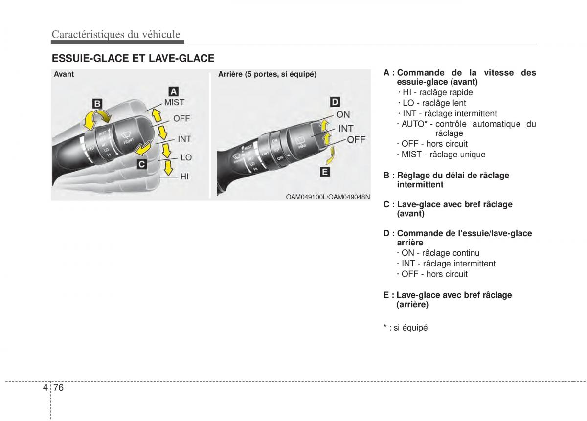 KIA Rio Pride UB manuel du proprietaire / page 143