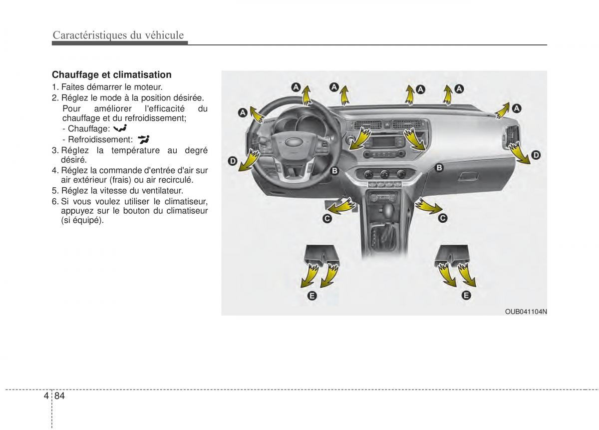 KIA Rio Pride UB manuel du proprietaire / page 151