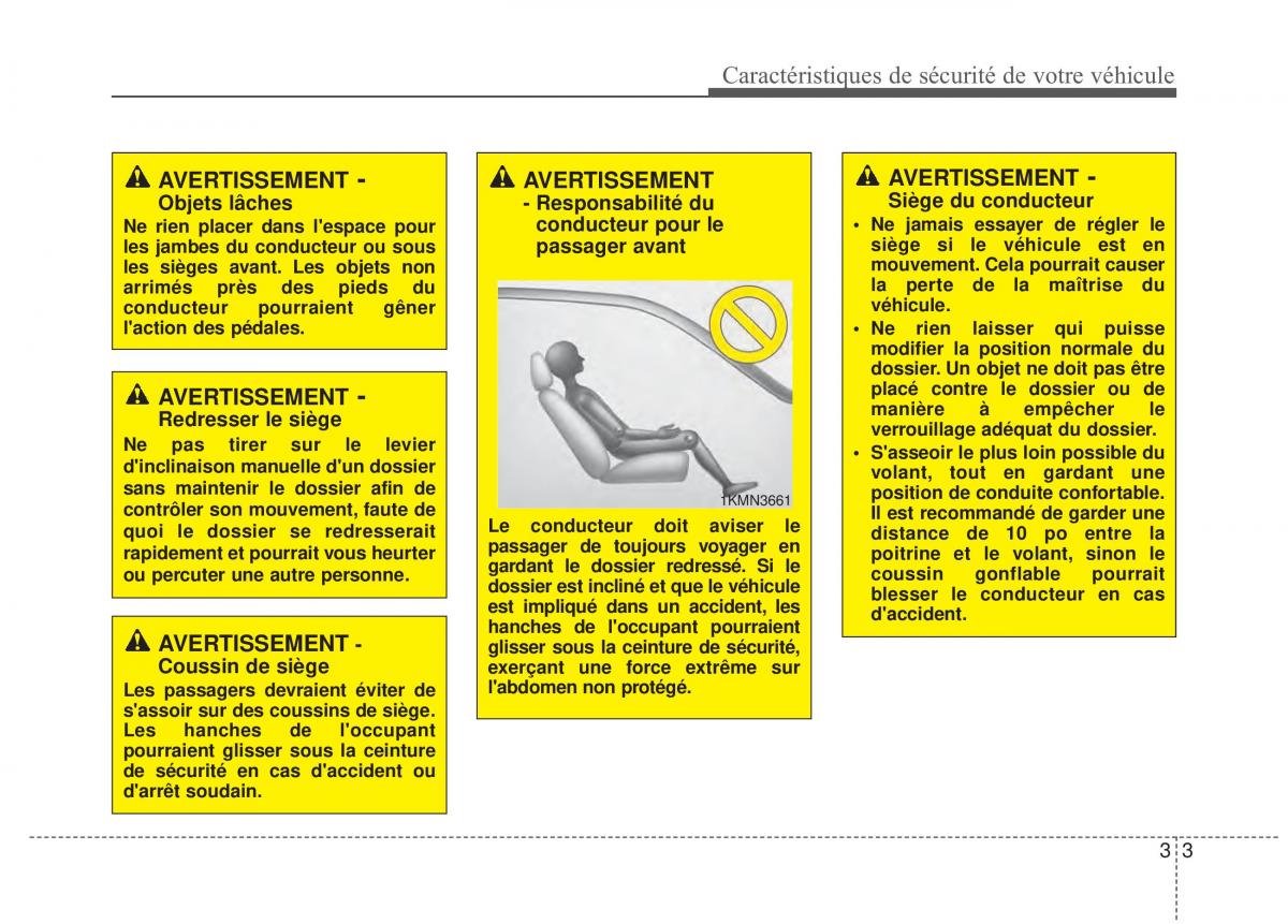 KIA Rio Pride UB manuel du proprietaire / page 16