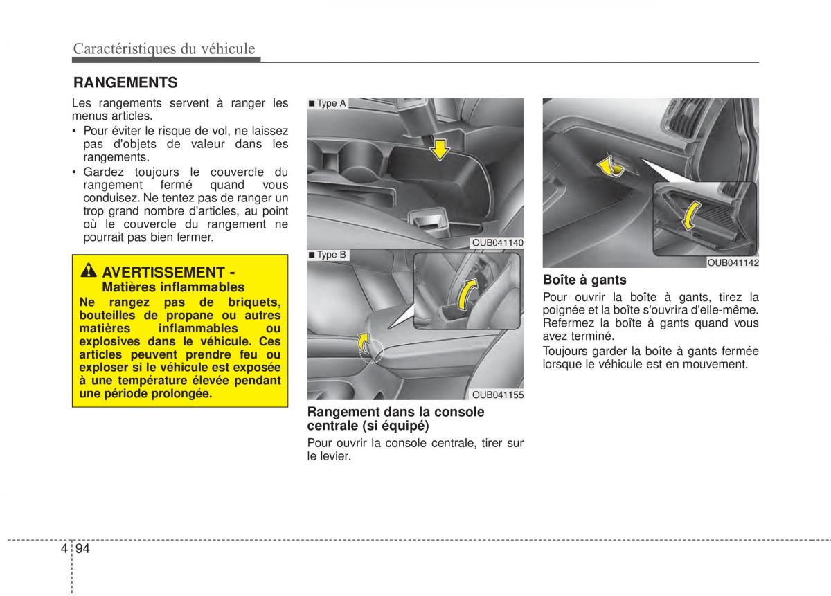 KIA Rio Pride UB manuel du proprietaire / page 161