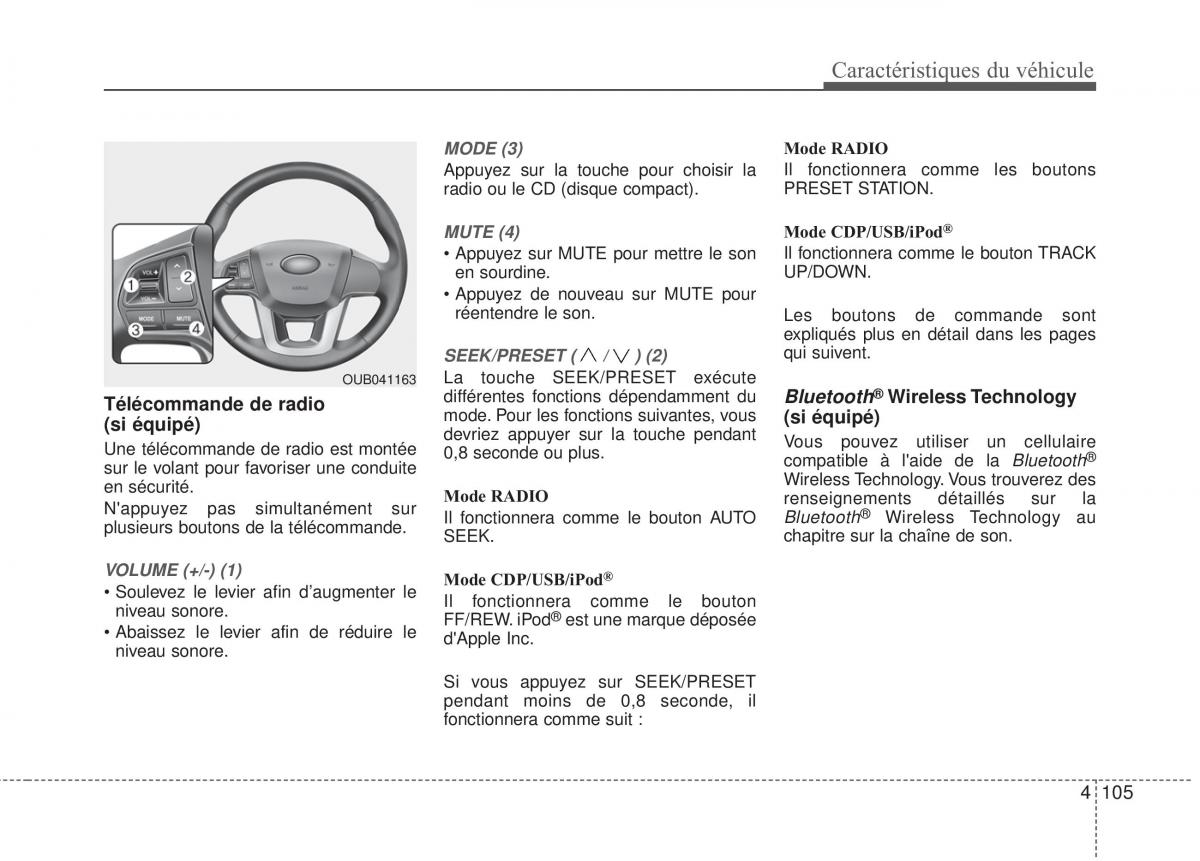 KIA Rio Pride UB manuel du proprietaire / page 172