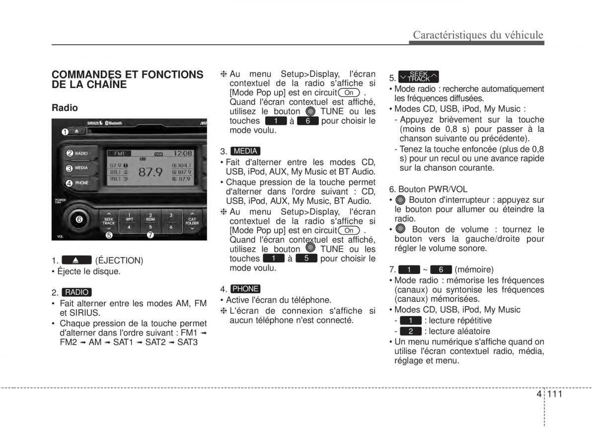 KIA Rio Pride UB manuel du proprietaire / page 178