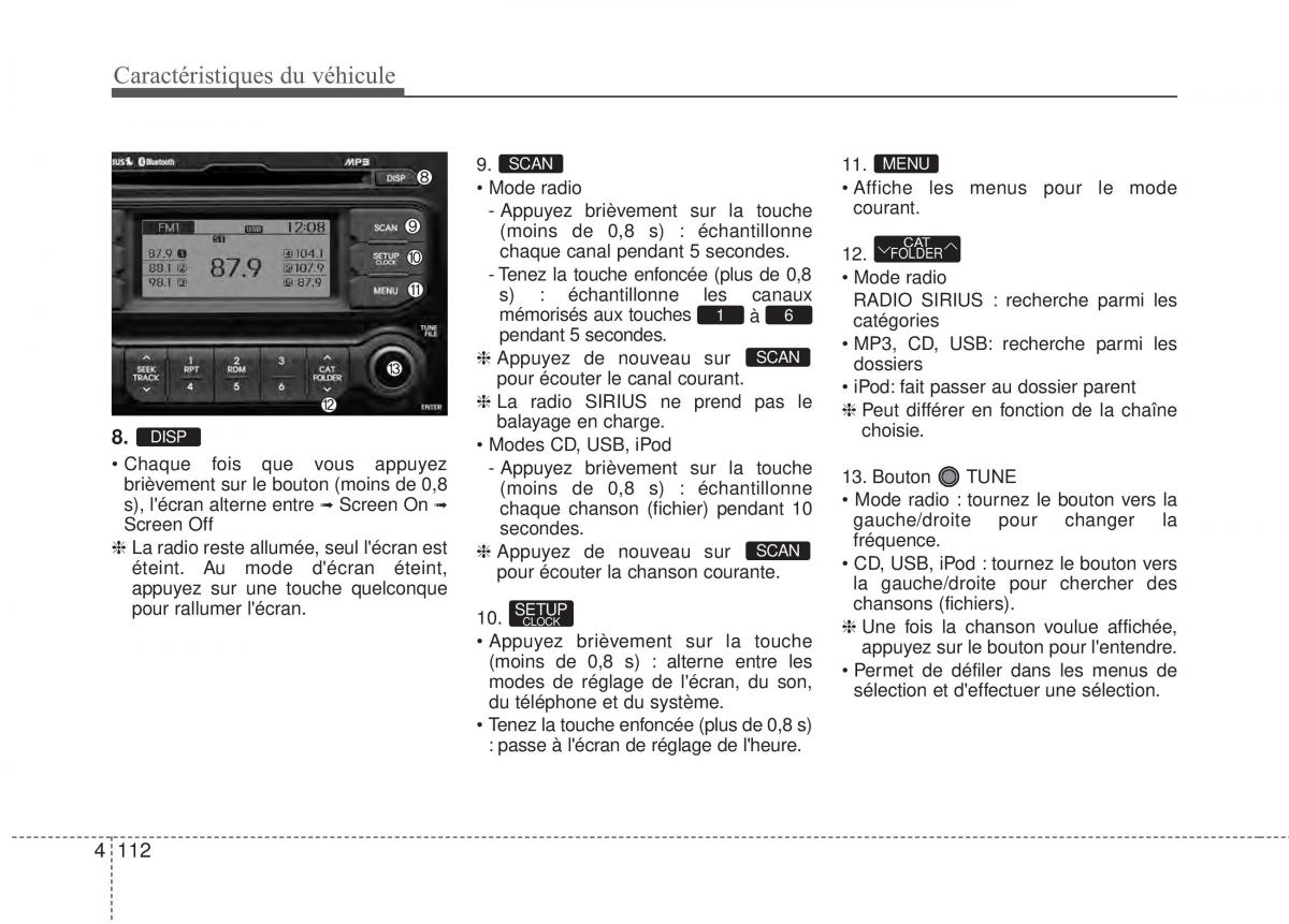 KIA Rio Pride UB manuel du proprietaire / page 179