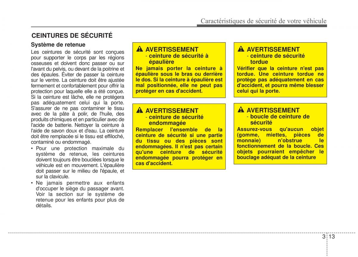 KIA Rio Pride UB manuel du proprietaire / page 26