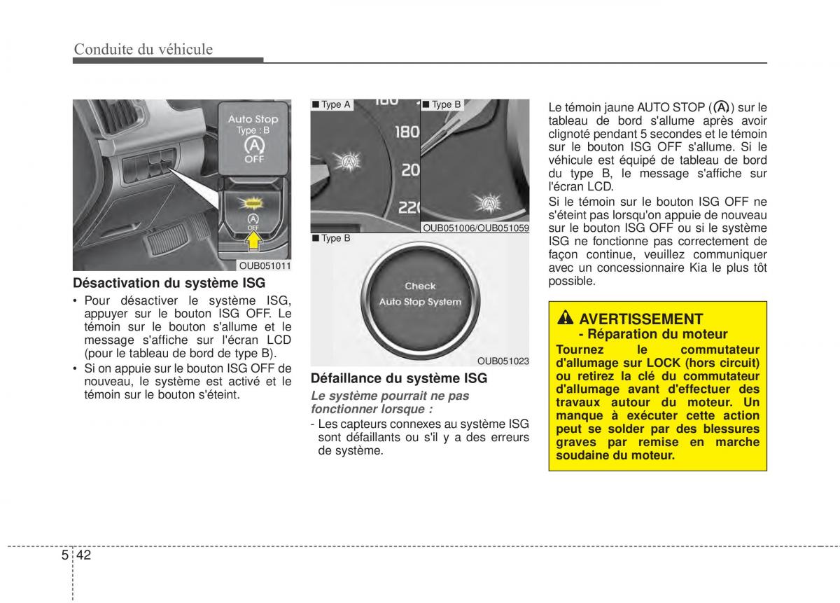 KIA Rio Pride UB manuel du proprietaire / page 267