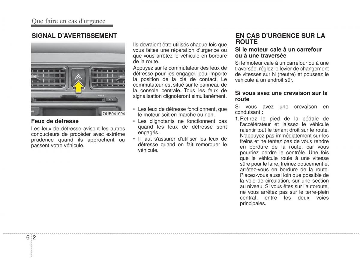 KIA Rio Pride UB manuel du proprietaire / page 285