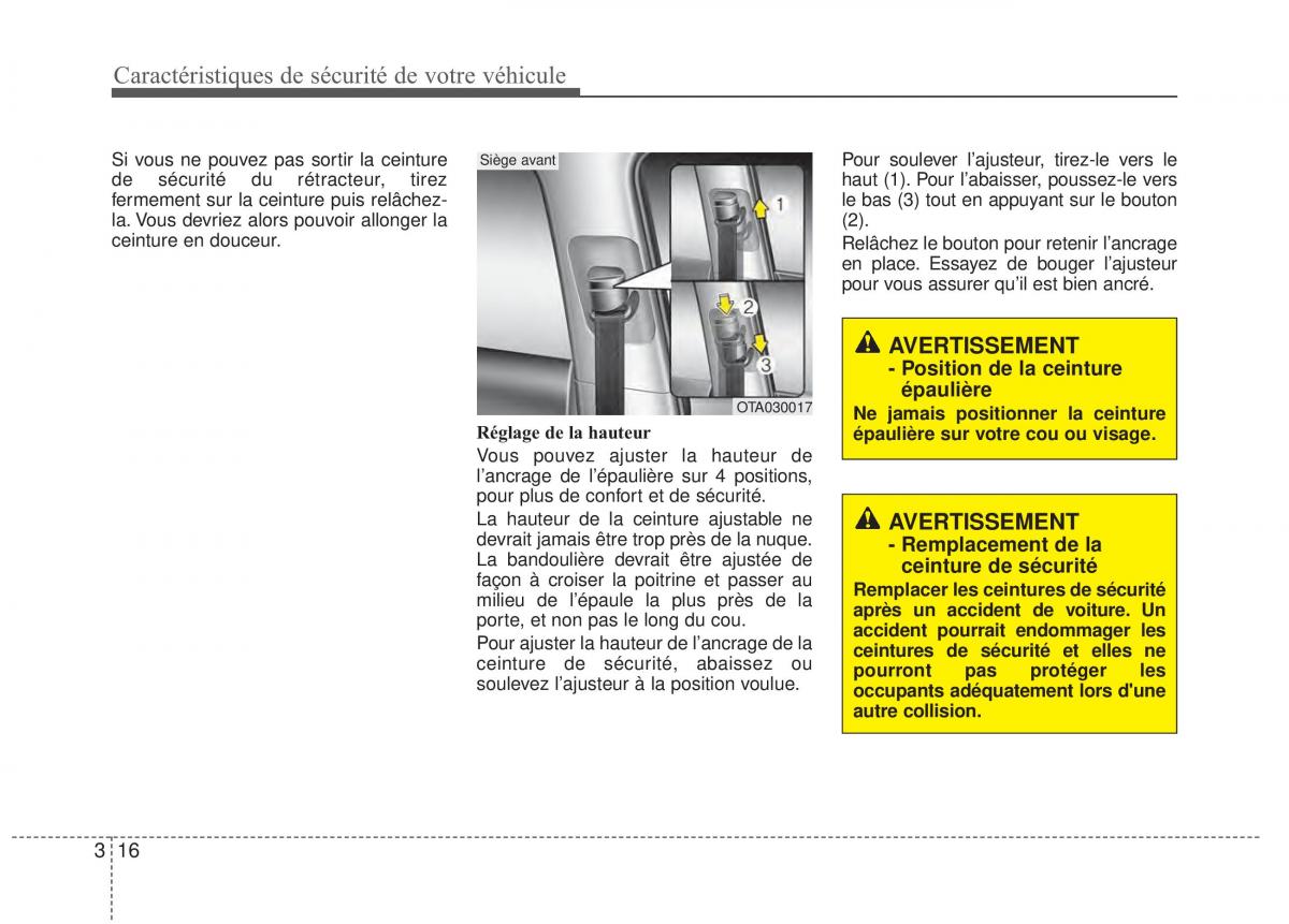 KIA Rio Pride UB manuel du proprietaire / page 29