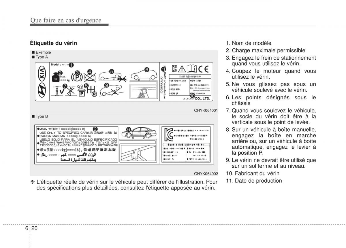 KIA Rio Pride UB manuel du proprietaire / page 303